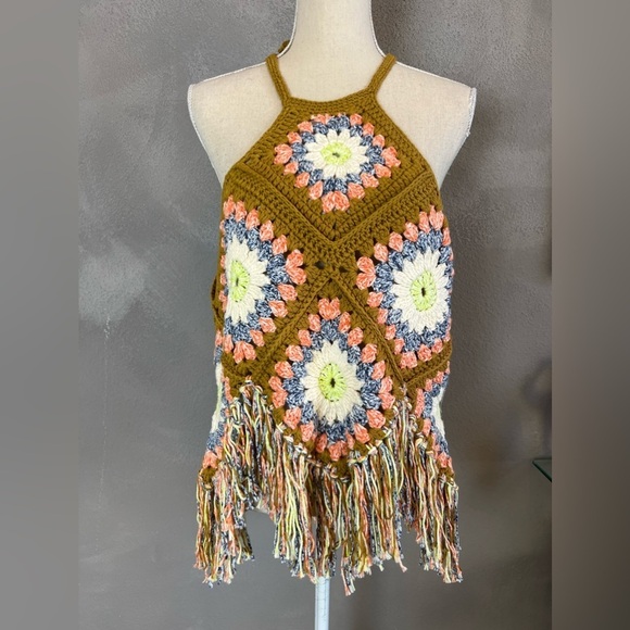 Free people Summer Of Love Cotton Crochet
Halter Top (oversized) - Picture 4 of 10